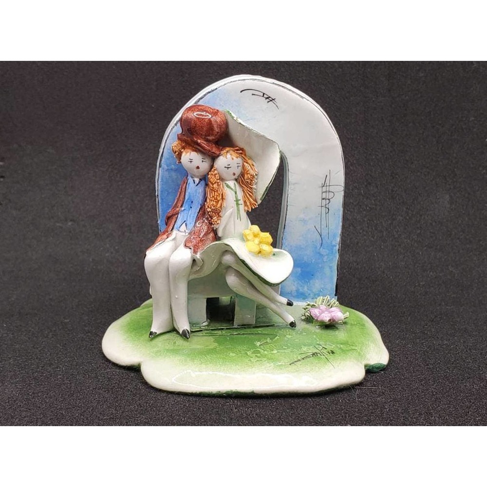 Vintage Zampiva Made in Italy Signed Art Figurine